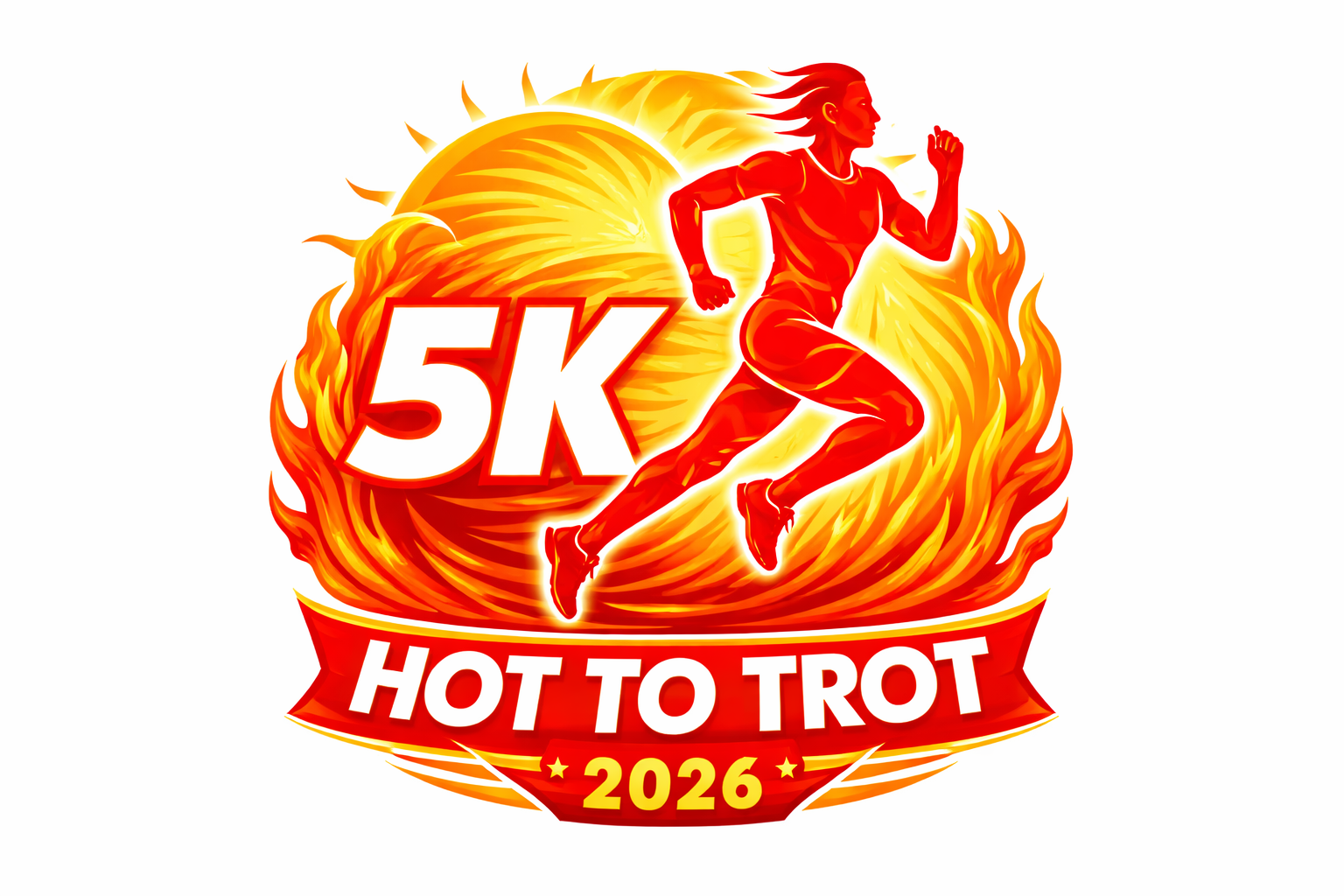 Hot to Trot 5K 2026 logo