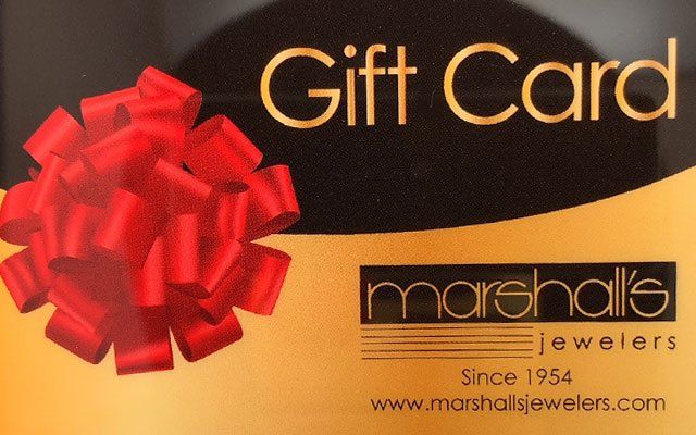 Marshall's Jewelers logo gift card