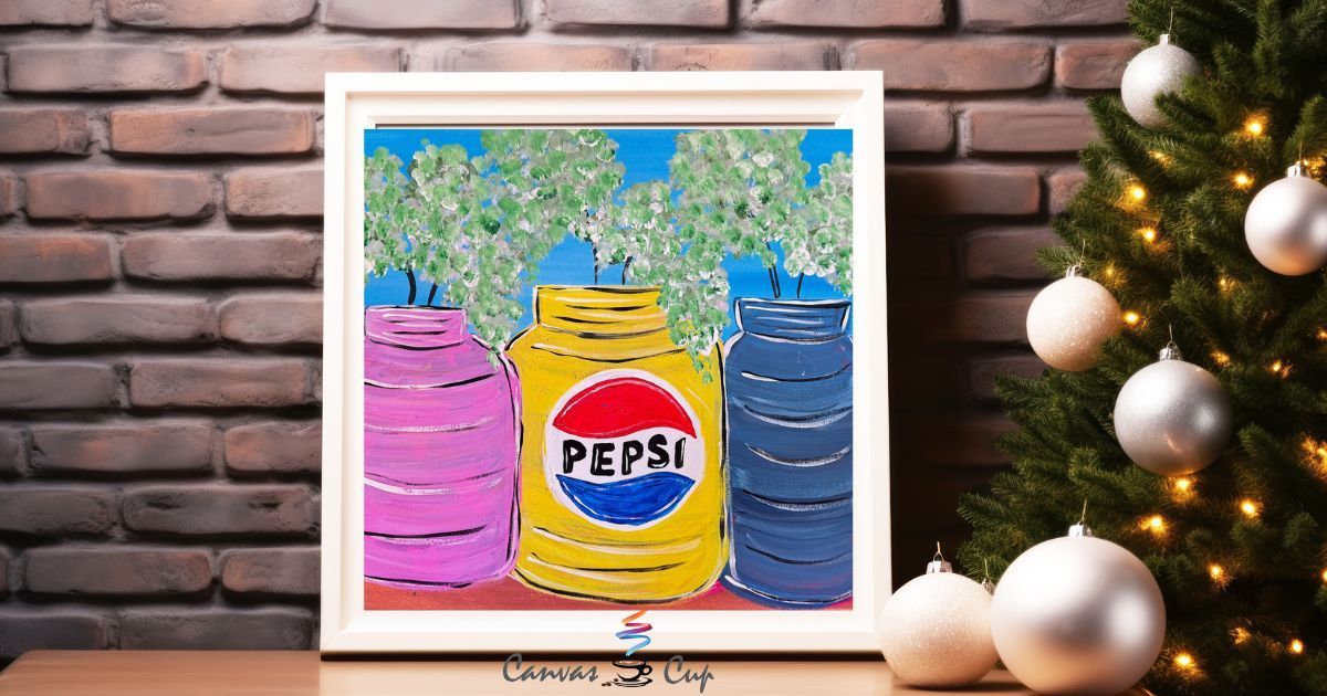 Pepsi custom painting by Mahsa