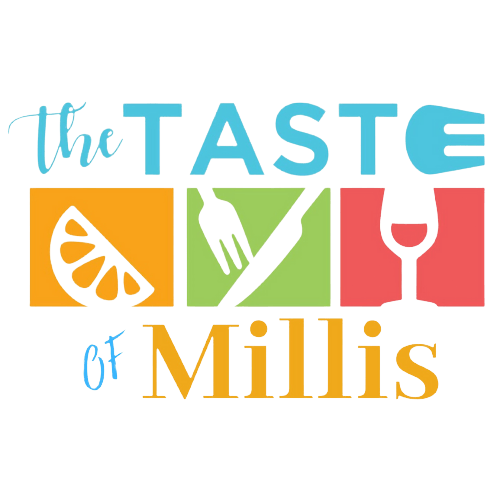 A colorful logo for the taste of mills