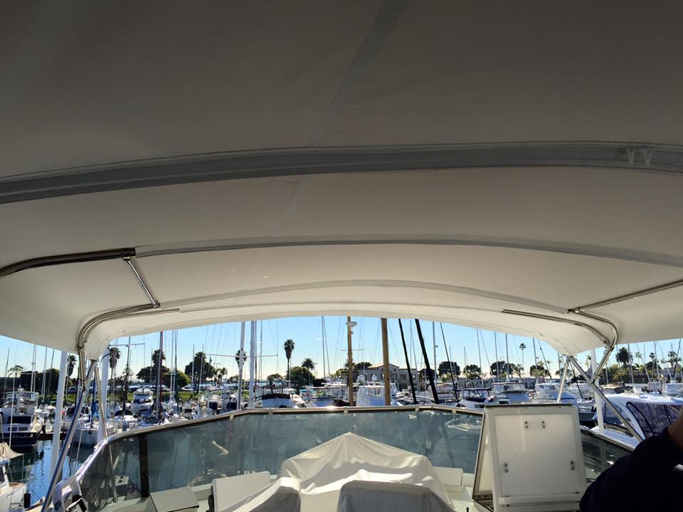 Newly Repair Boat Awnings — San Diego, CA — Canvas Services