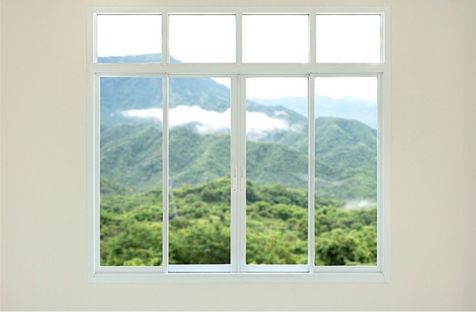 Mountains seen through sliding window