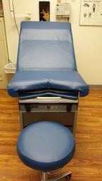Blue Chair — Watertown, WI — Recovery Room Commercial Upholstery