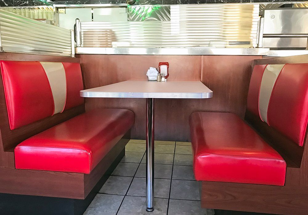 Diner Booth — Watertown, WI — Recovery Room Commercial Upholstery