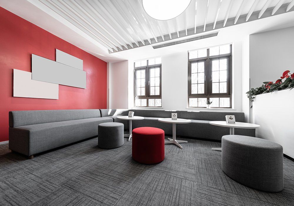 Modern Office Relaxation Zone — Watertown, WI — Recovery Room Commercial Upholstery