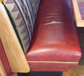 Damaged Chair — Watertown, WI — Recovery Room Commercial Upholstery