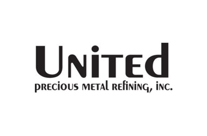 The logo for united precious metal refining inc.