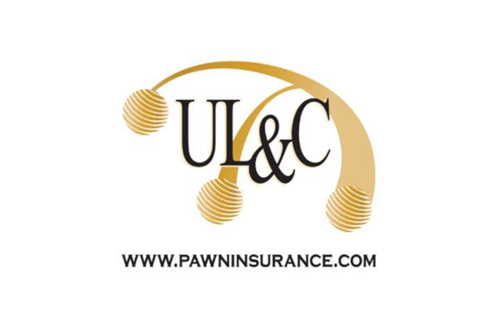 A logo for ul & c pawn insurance