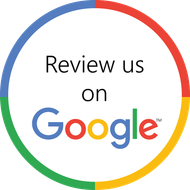 A google logo that says review us on google