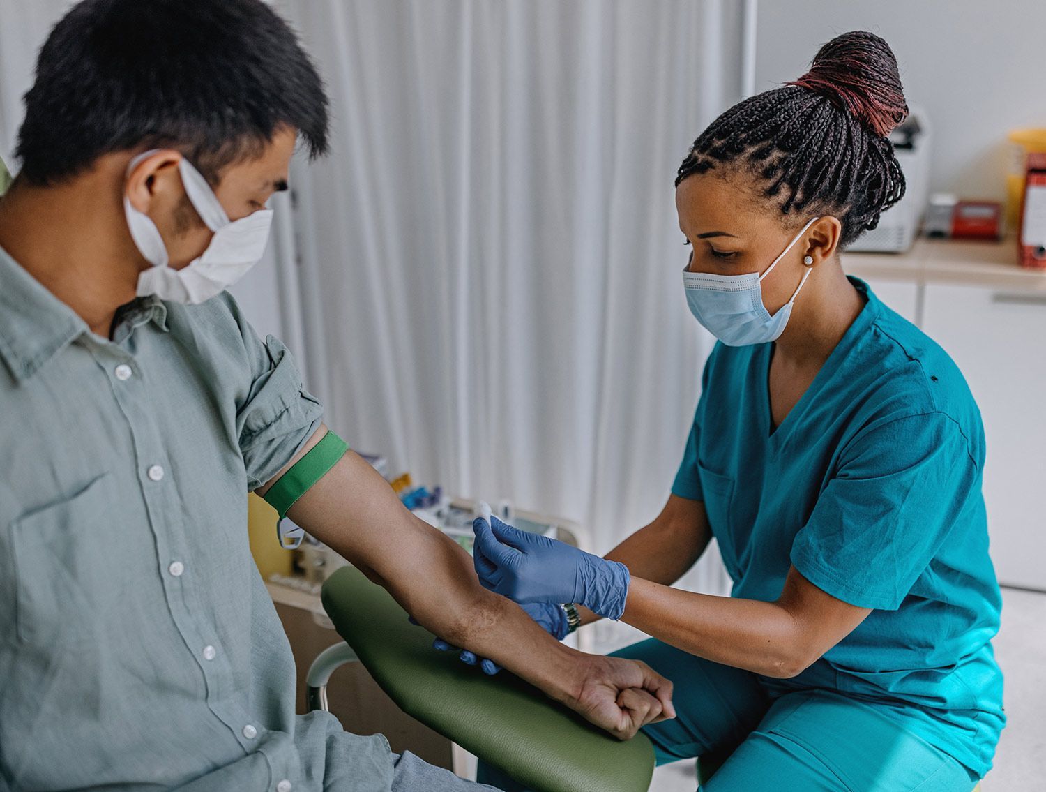 Blood Drawing Technique — Houston, TX — Rosewood Career Institute Inc.