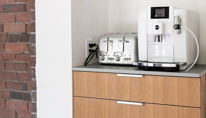 There is a large bed in the middle of the room.