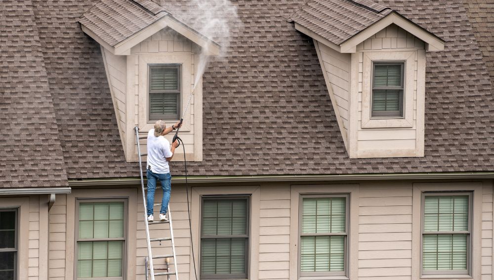 Clean-up and Maintenance of Exterior House Painting