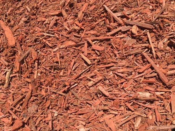 Red dyed mulch - landscape products in Franktown, CO