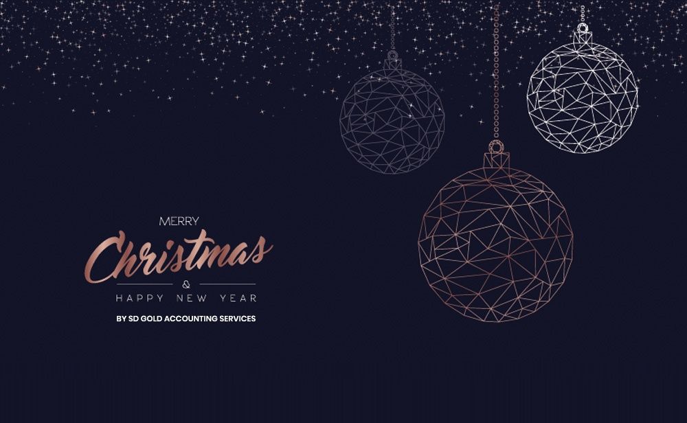 Season’s greetings from sd gold accounting services banner.
