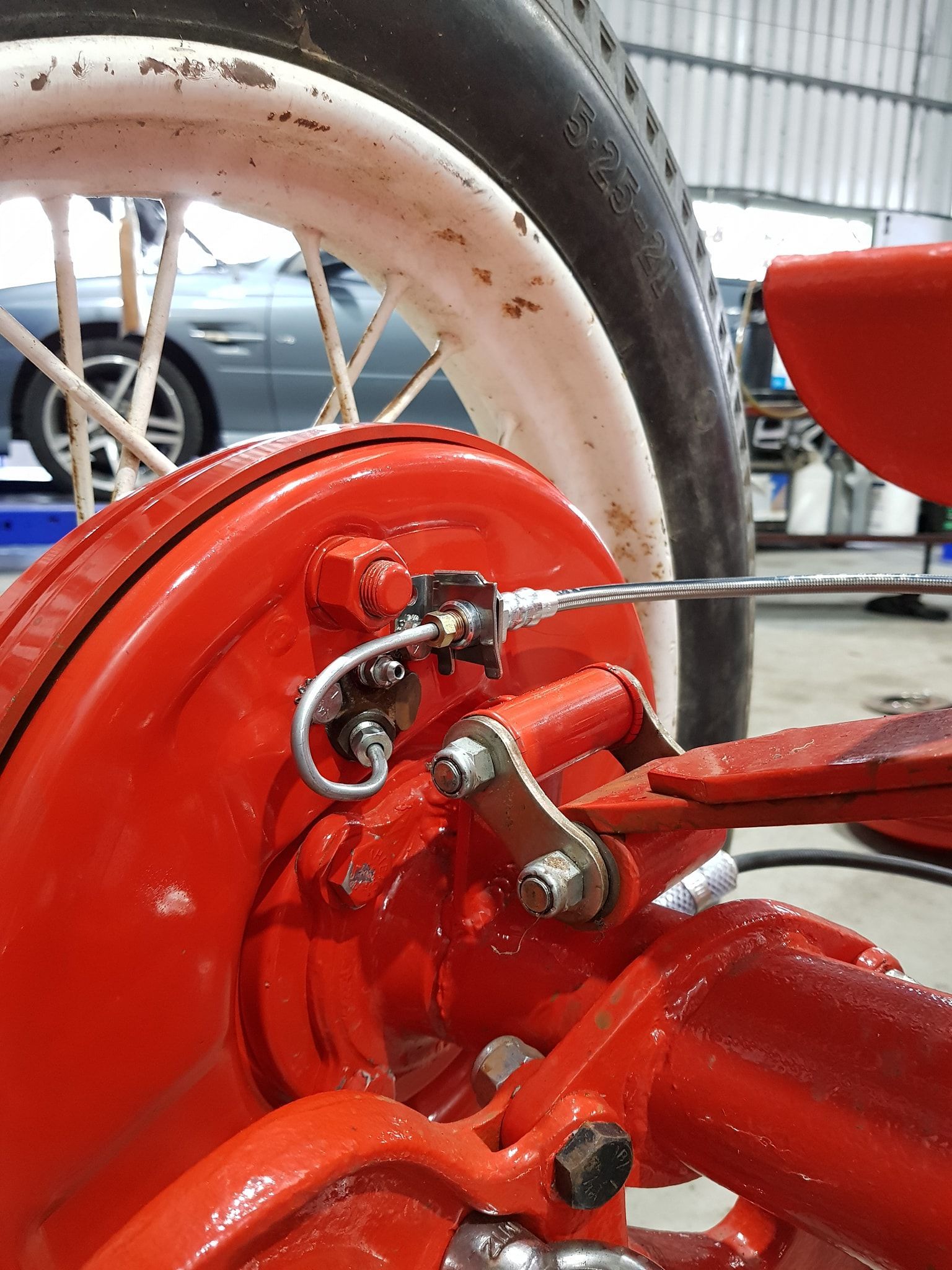 A Close Up Of A Red And White Wheel — Fulgi’s South Coast Automotive and Dismantling in Nowra, NSW
