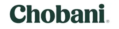 A chobani logo on a white background