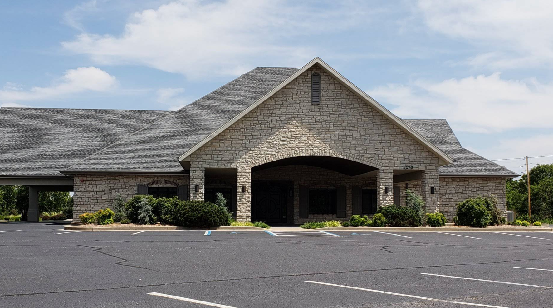 The Hedges Scott Millard Funeral Home in Camdenton, MO.