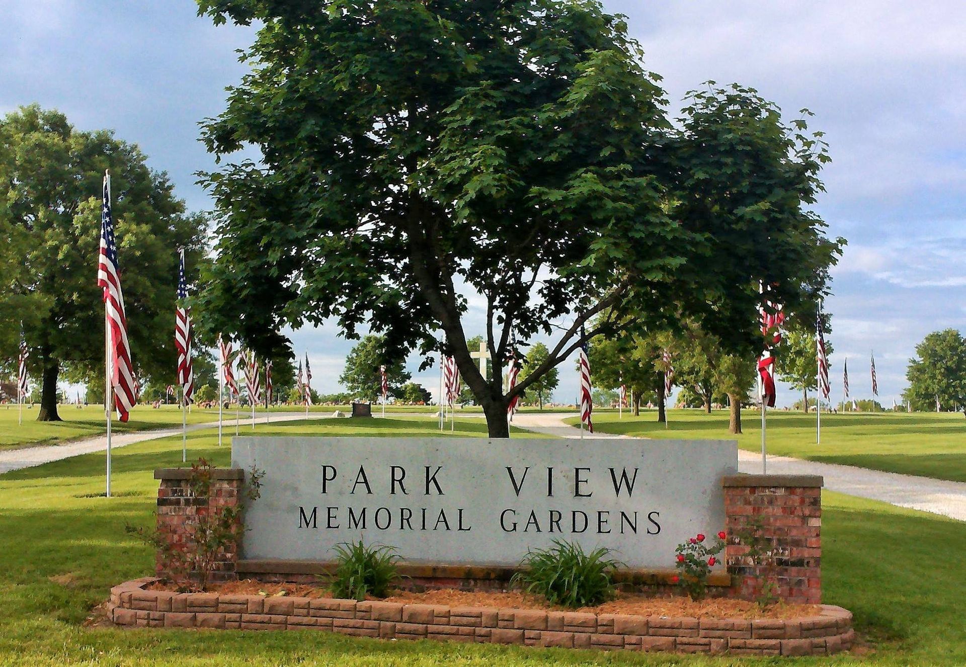 A field at the beginning of sunset in Missouri.