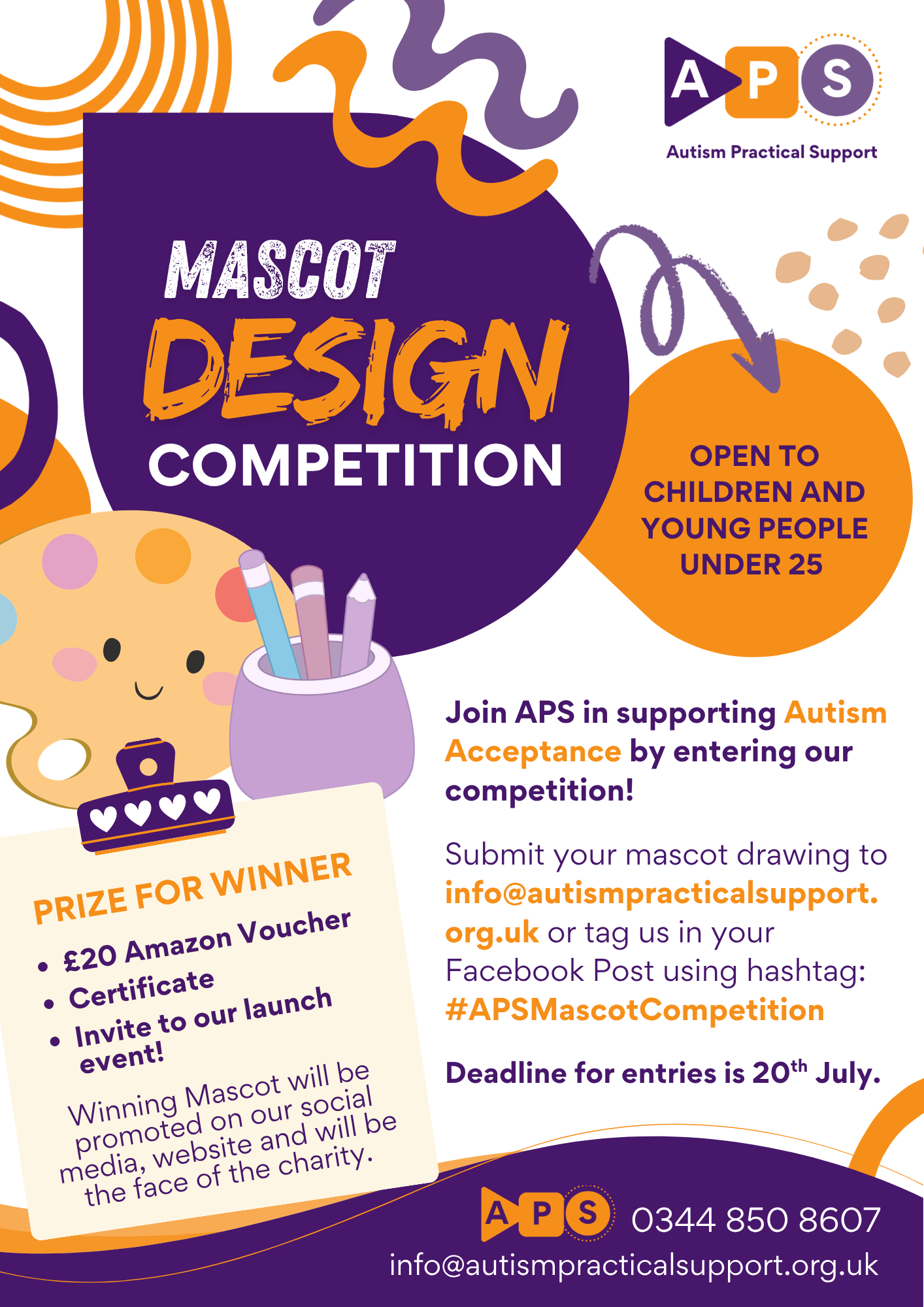 Mascot Design Competition | Autism Practical Support
