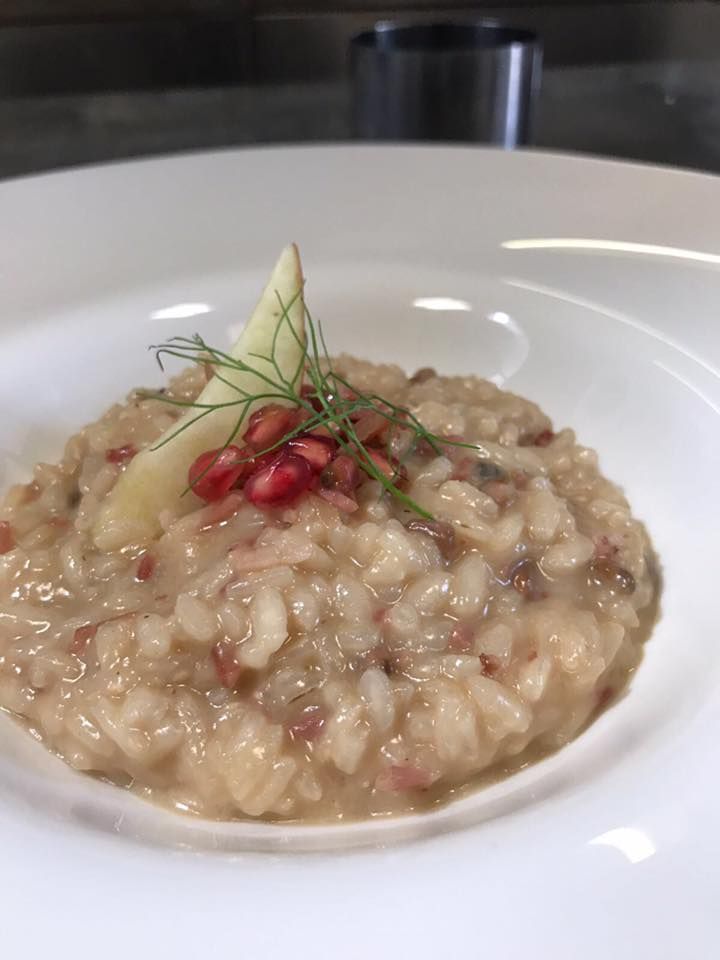 risotto con melograno