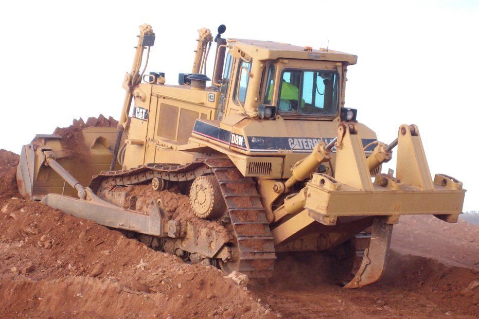dozer going up
