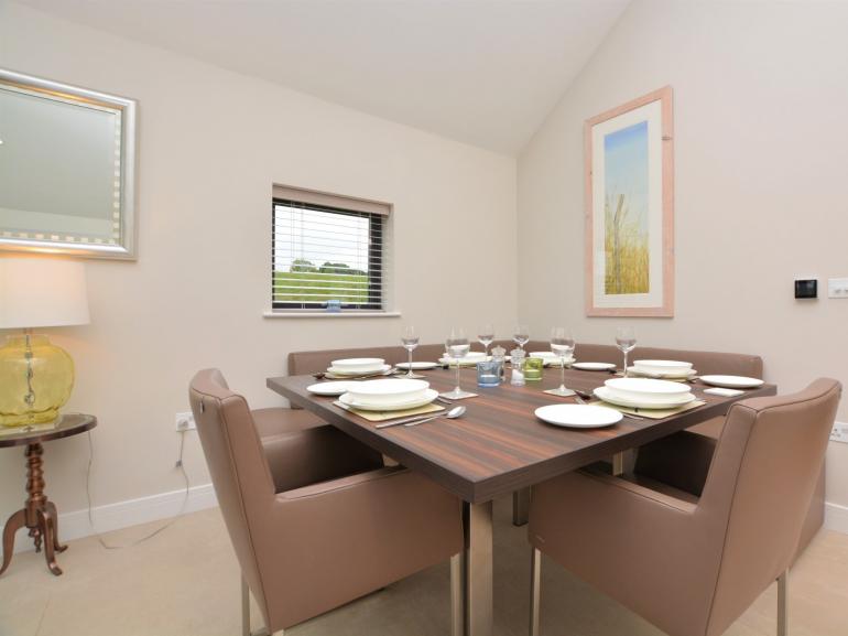 Lovely corner unit dining table