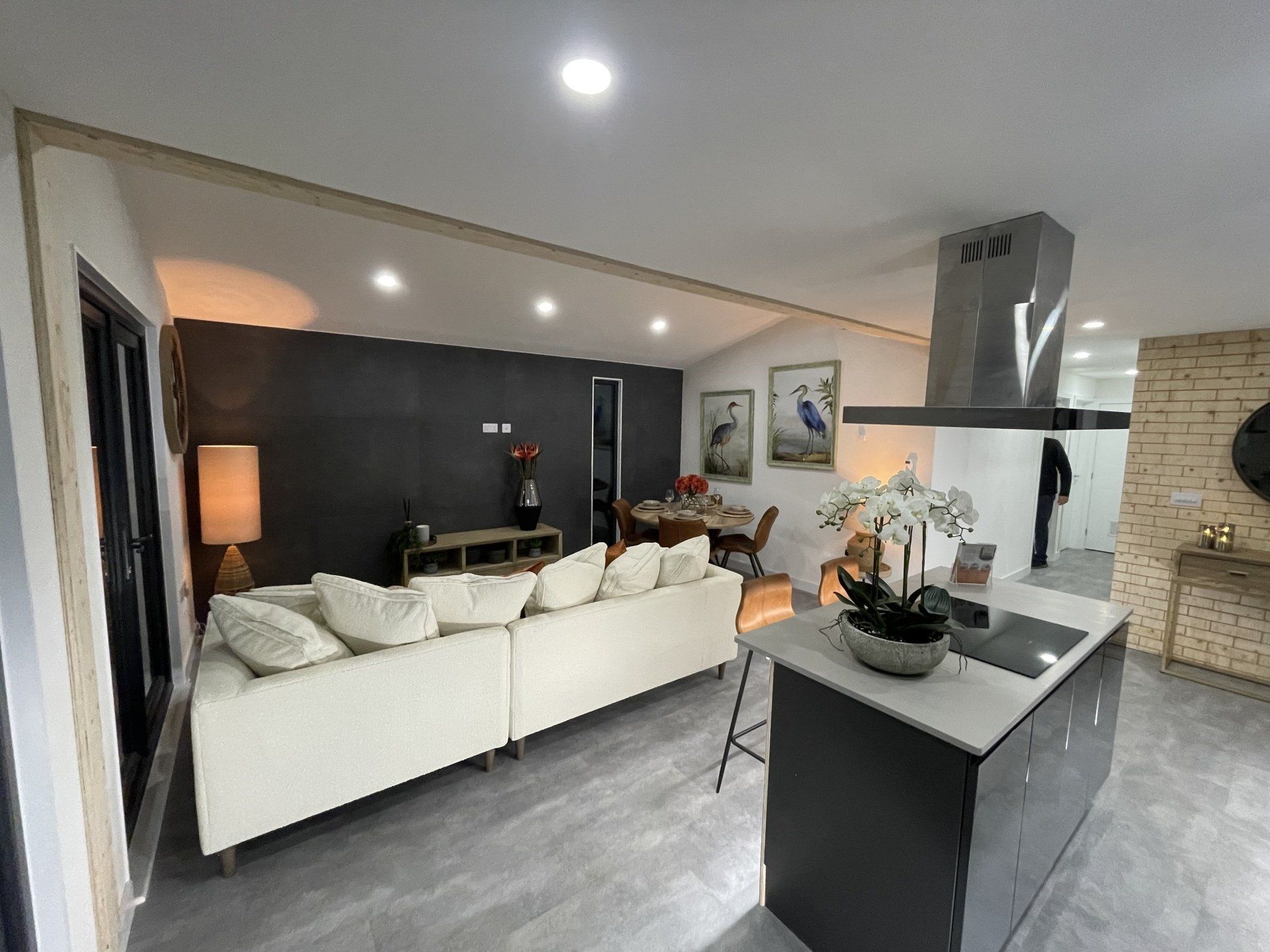 Beautifully open plan holiday lodge in Wales