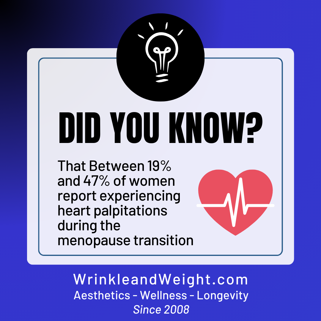 did you know menopause can trigger your heart racing - sign up for your free tele-health consult