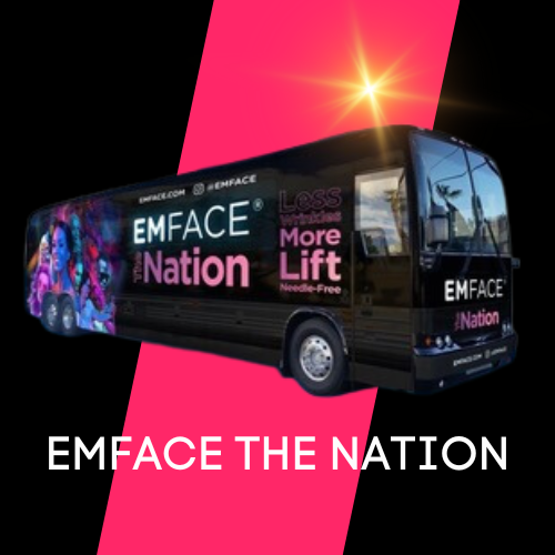Join us for the EMface the Nation Bus Tour during our Wellness and