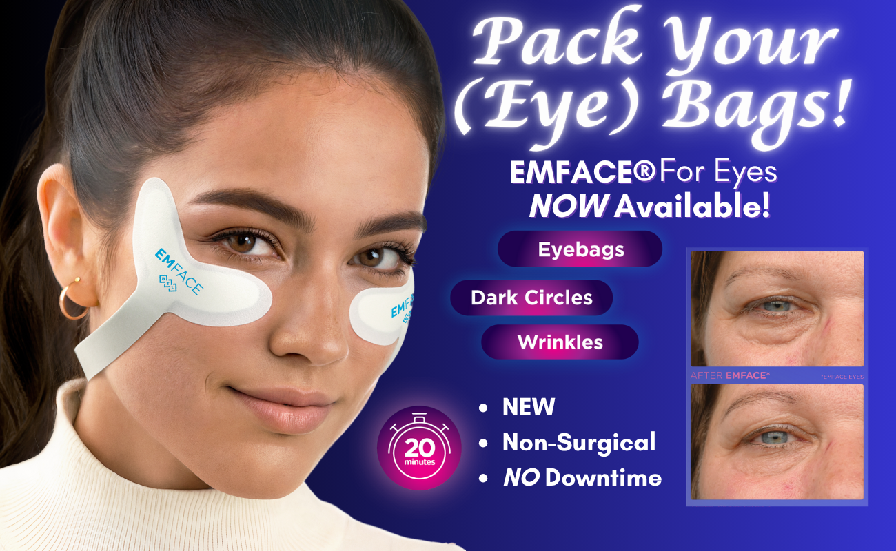 Emface for eye bags now available at Wrinkle and Weight Solutions in Westerville, OH