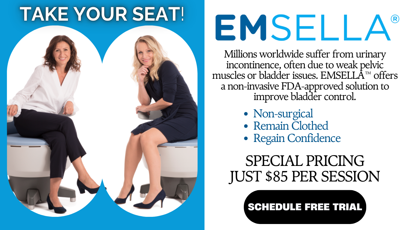 Free Emsella trials - the kegal throne - non-surgical incontinence solution