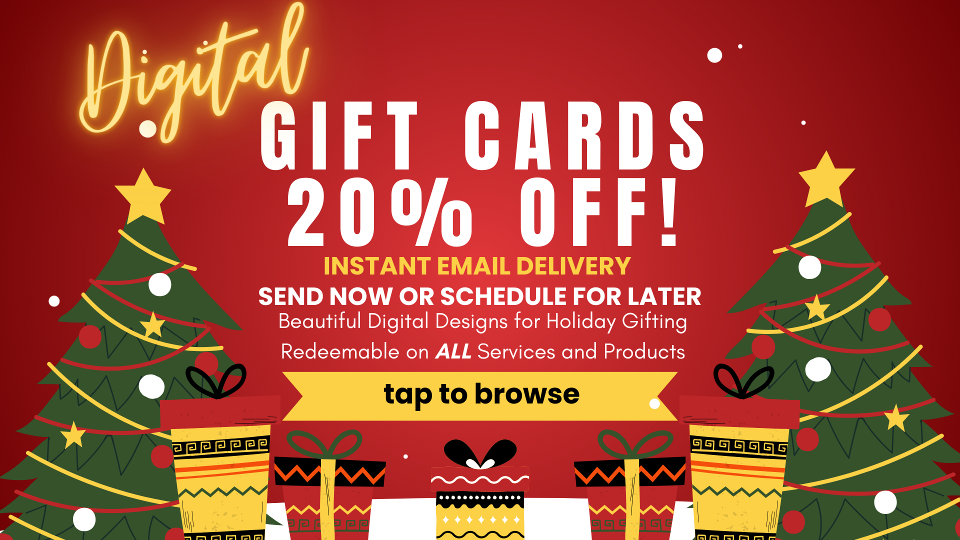shop our digital gift cards all 25% off now at WrinkleandWeight.com