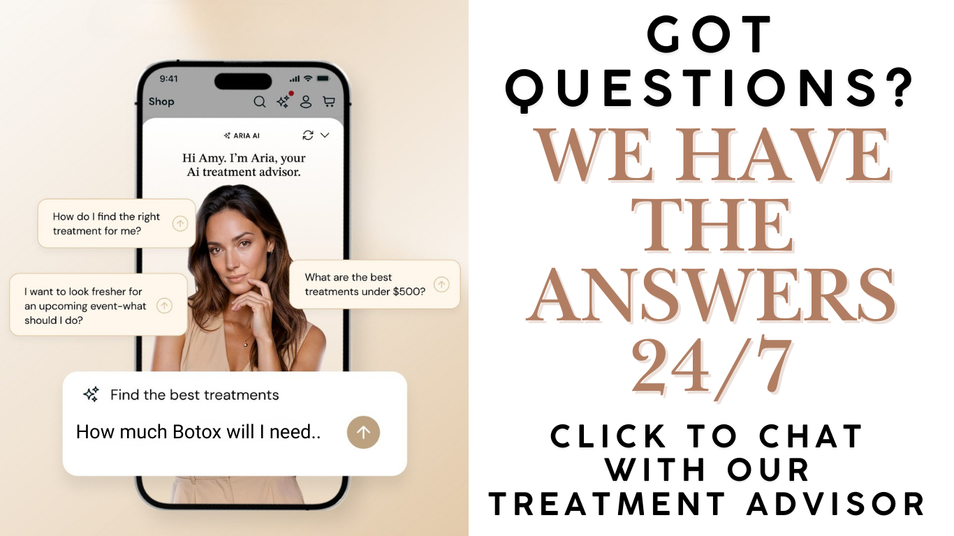 image of aria our new AI assistant that can help with all of your medspa and wellness treatment questions