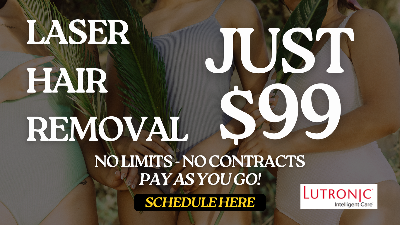 Lutronic laser - laser hair removal sale at Dr. Mantor's Wrinkle and Weight