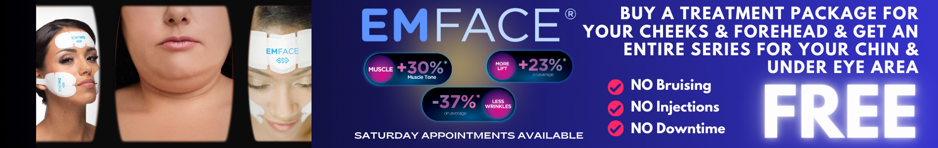 emface bogo sale at our highly rated medical spa - free consults