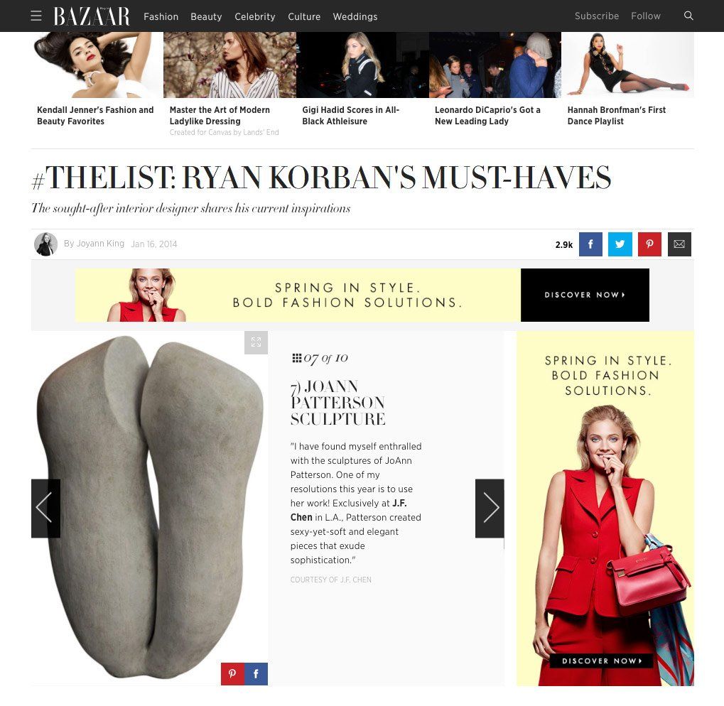 Harper's Bazaar: The List: Ryan Korban's Must Haves