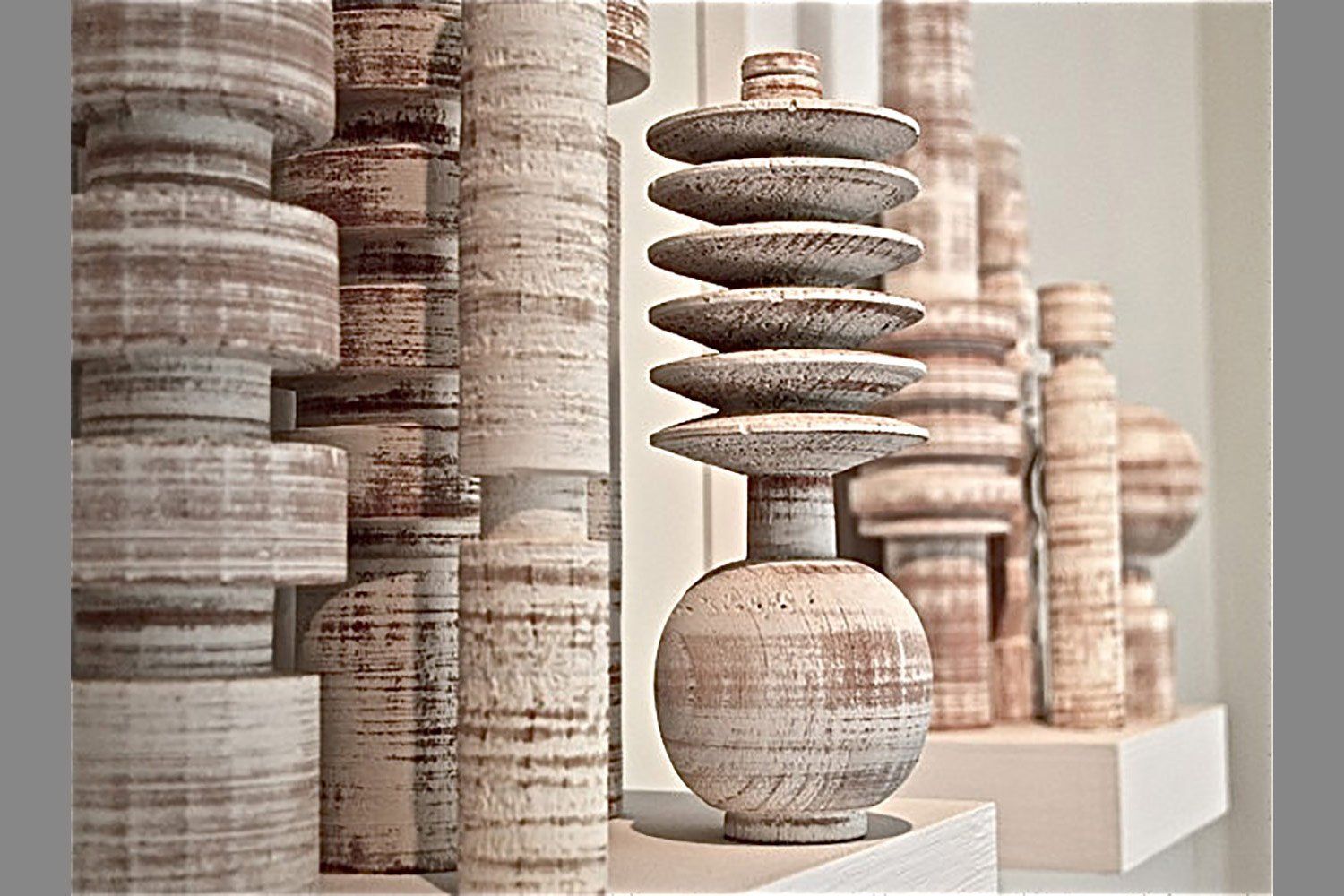 Clay and Wood JoAnn Patterson Sculpture