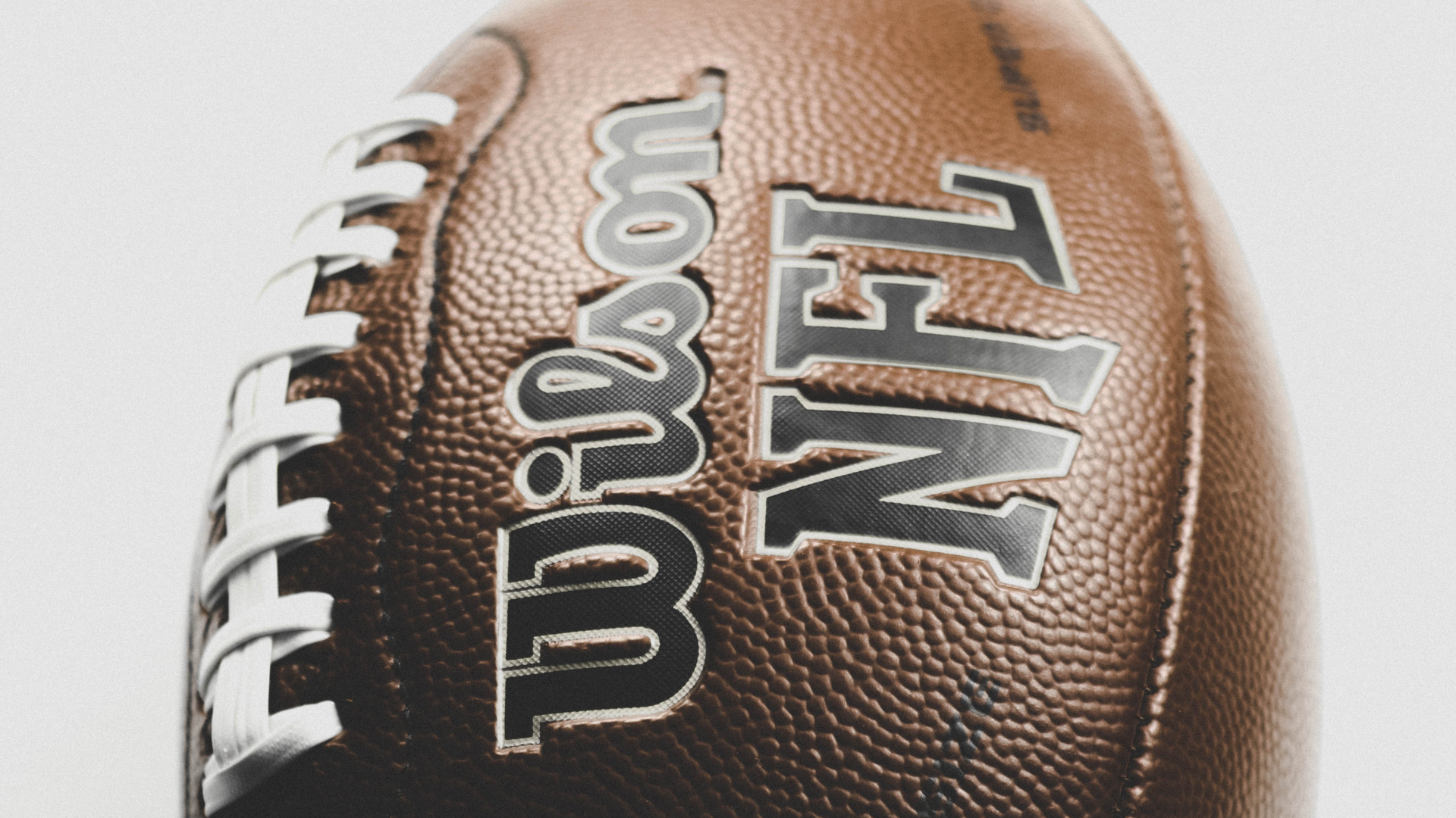 Brown Wilson NFL football.