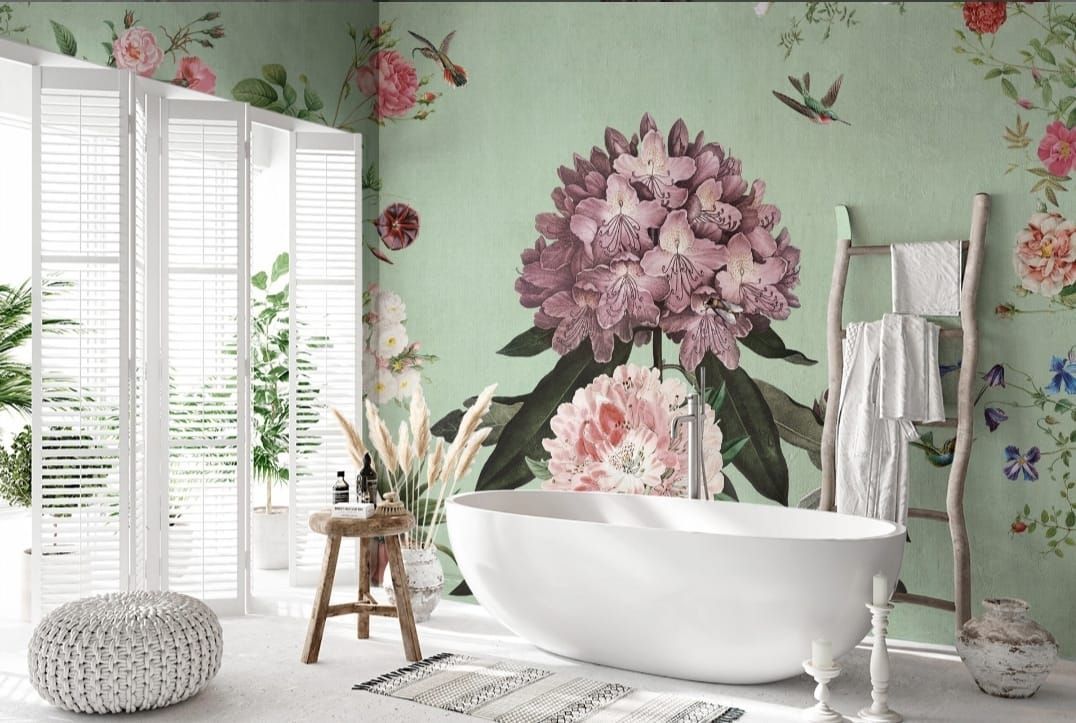 carta da parati fiori