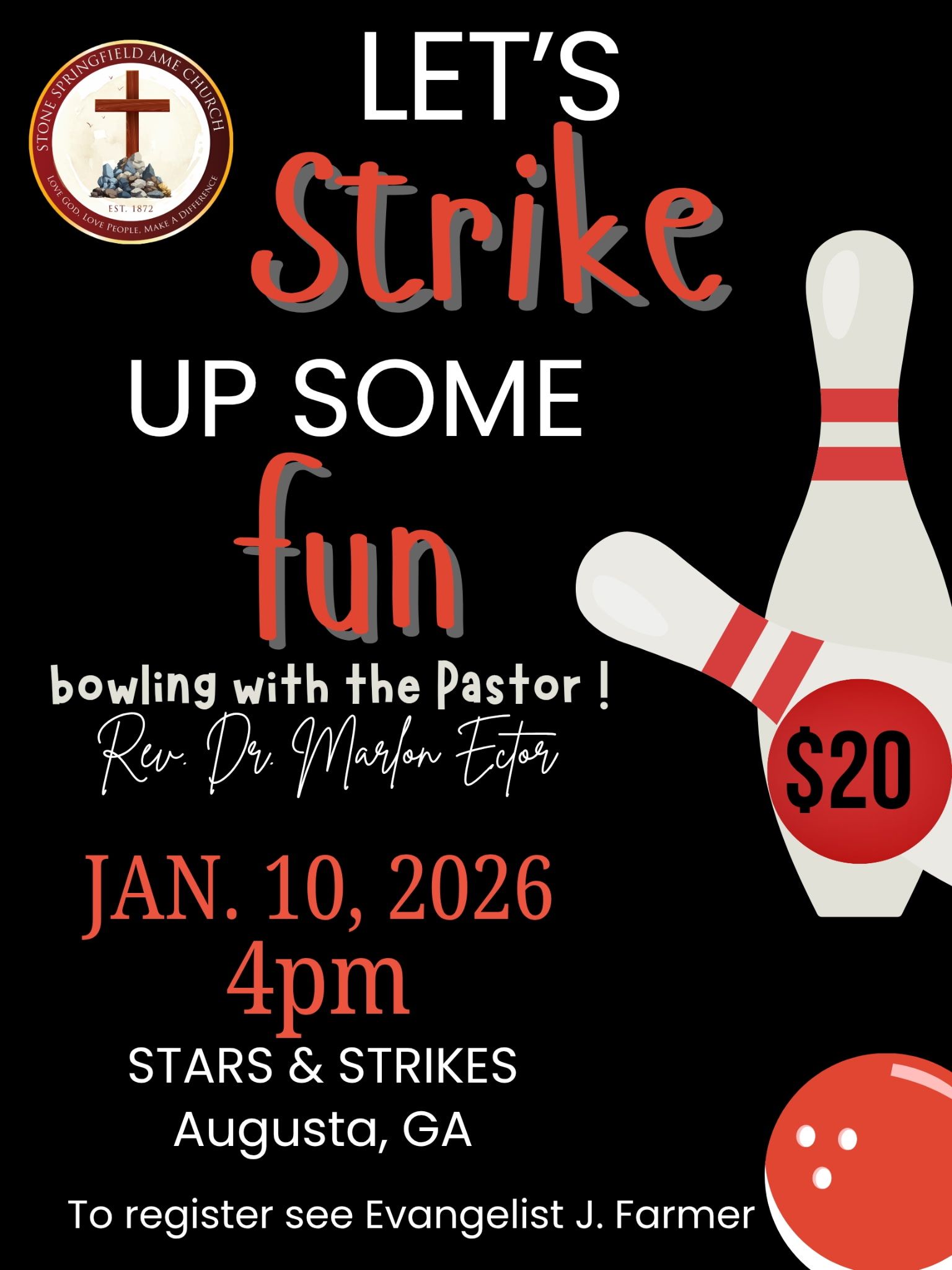 Bowling with the Pastor