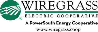 The logo for wiregrass electric cooperative a powersouth energy cooperative