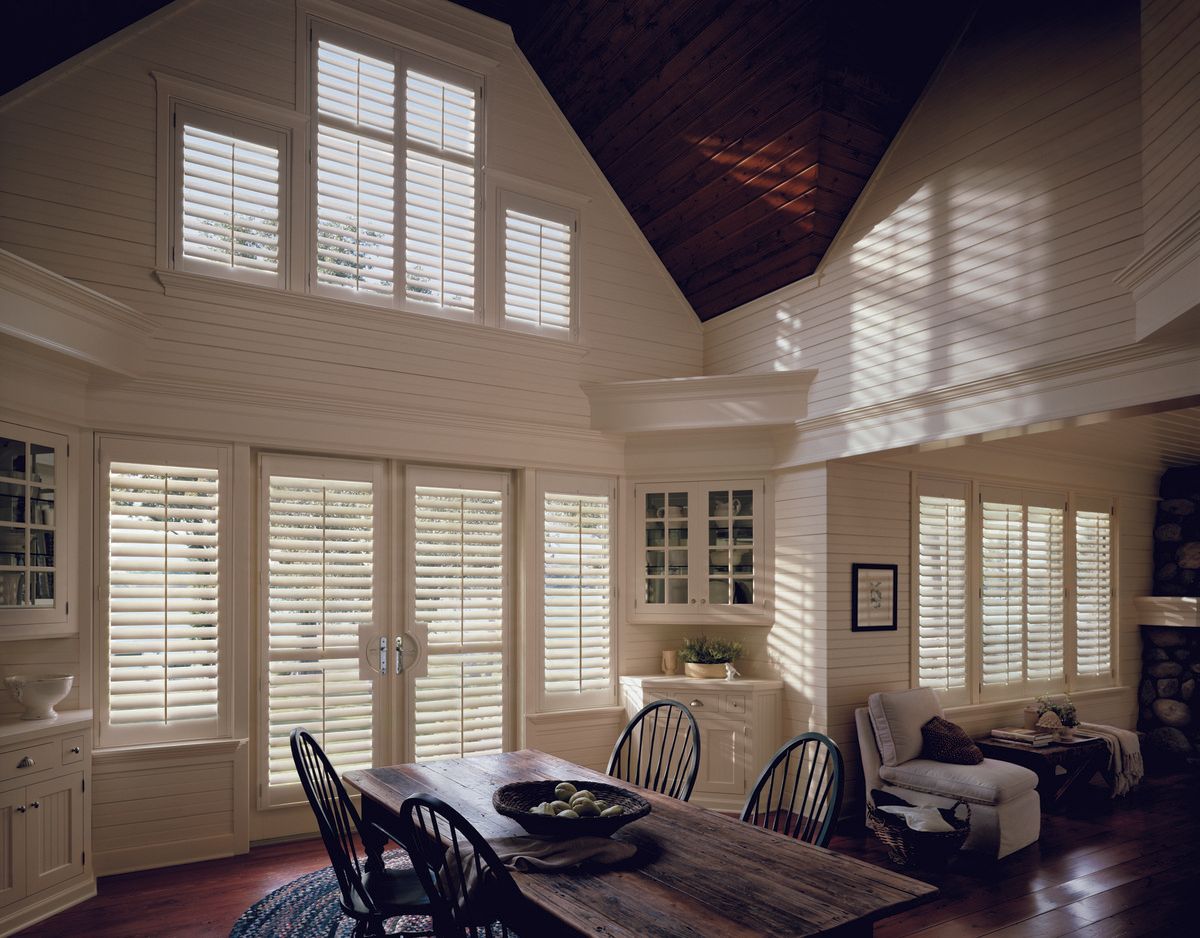 Bringing Shutters Into Your Home Near Pacifica, California (CA) like Heritance Hardwood for Dining R
