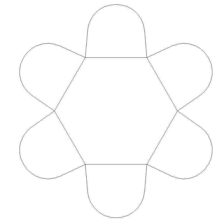 6 petal diagram
