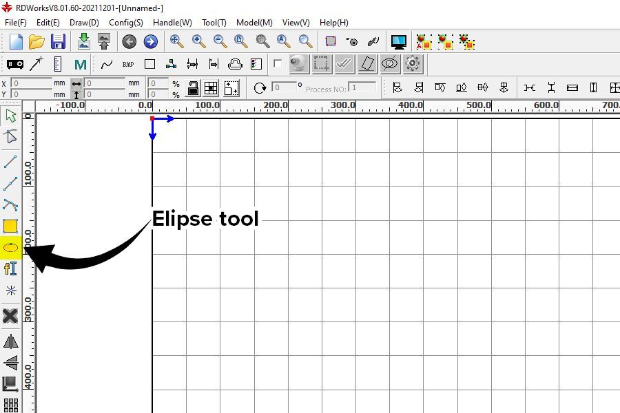 screenshot of elipse tool