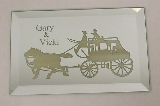 serving tray laser engraved by a rabbit laser usa machine