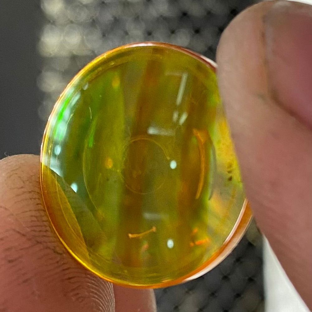 A close up of a clean laser lens for laser tube efficiency
