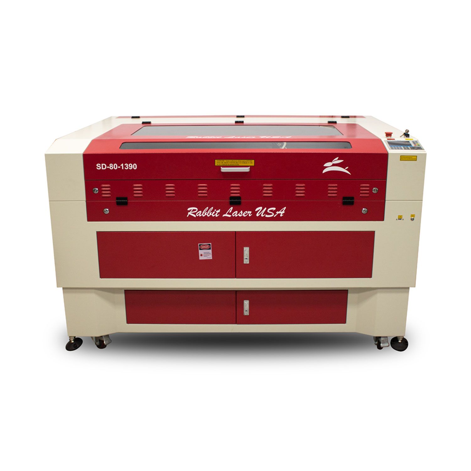 front view of SD-90-1390 CO2 laser machine
