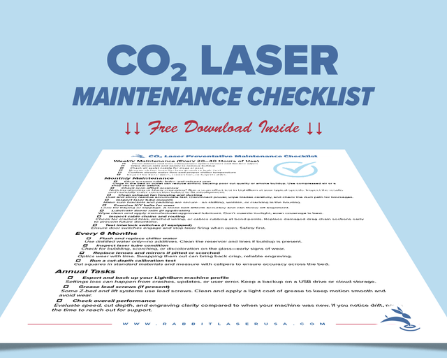 Laser lens cleaning checklist infographic