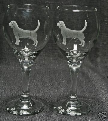 wine glasses laser engraved by a rabbit laser usa machine 