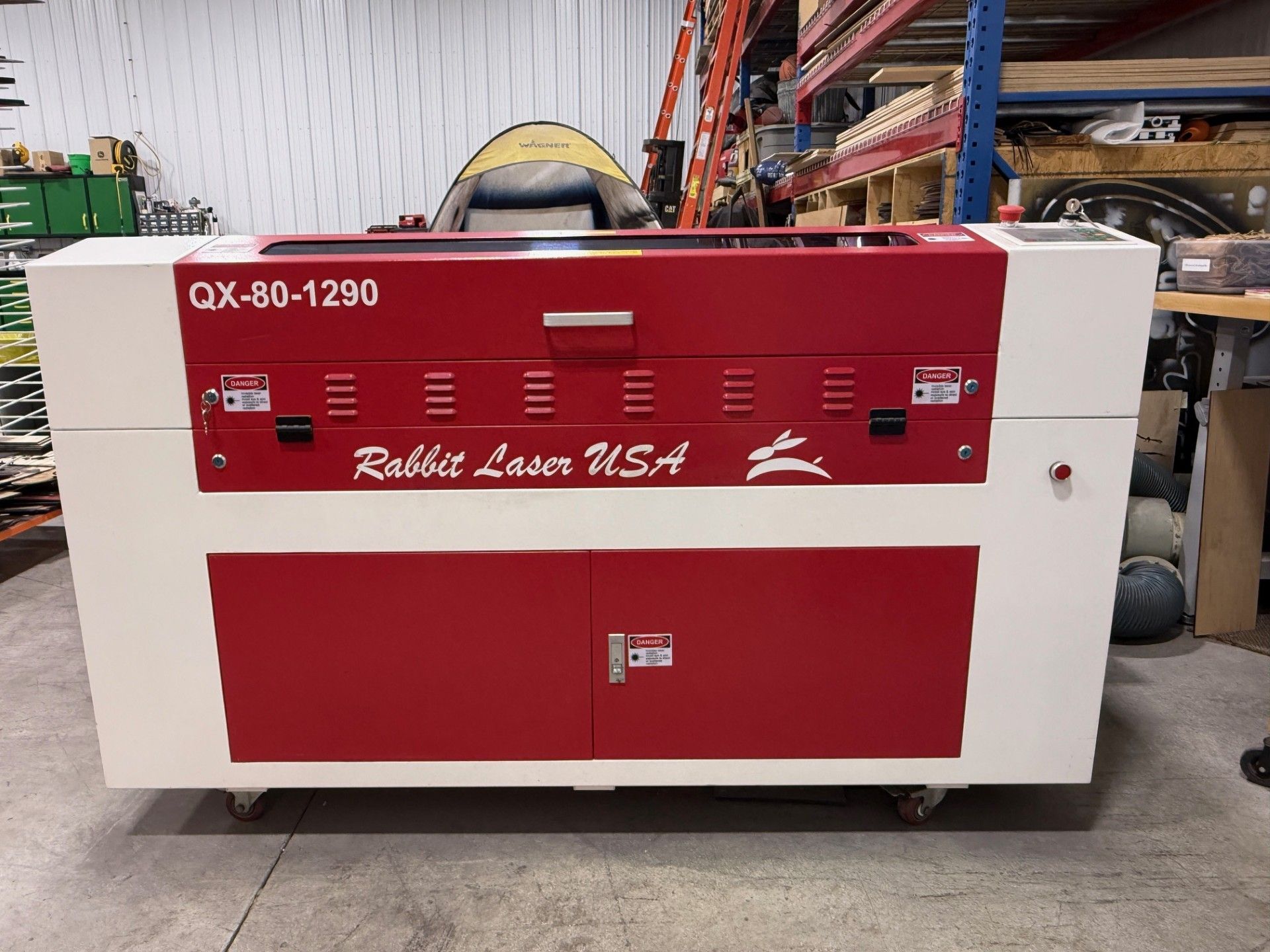 photo of a used rabbit laser